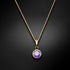 Кулон "Класика (Aurora Borealis)" с кристаллами Swarovski™